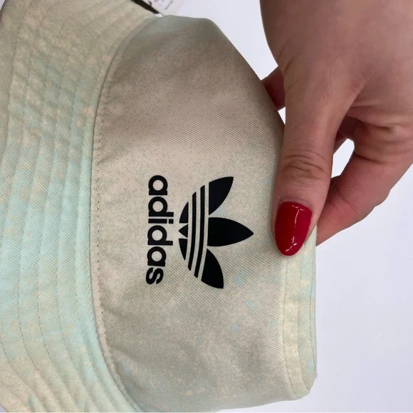 NWT Adidas Unisex Spray Print Bucket Hat Pastel Streetwear Y2K festival rave - Picture 10 of 15